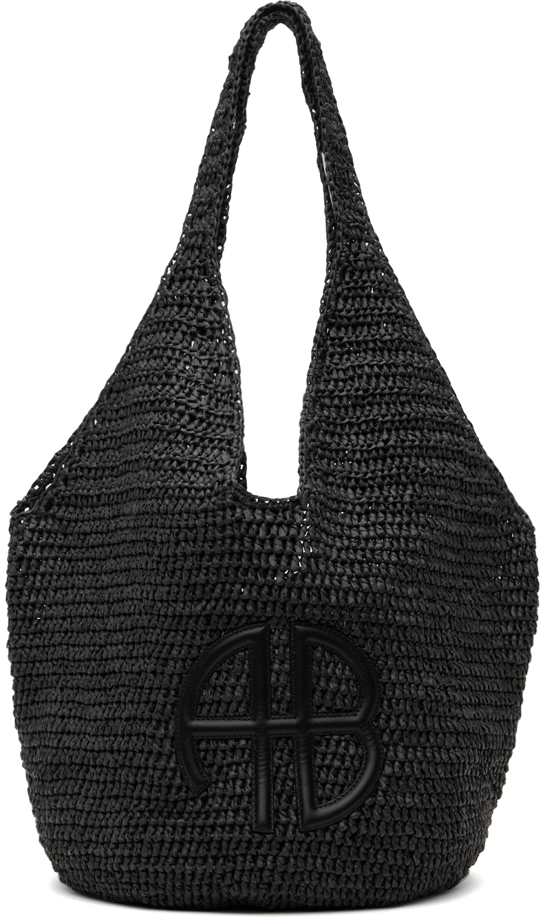 Black Large Leah Tote