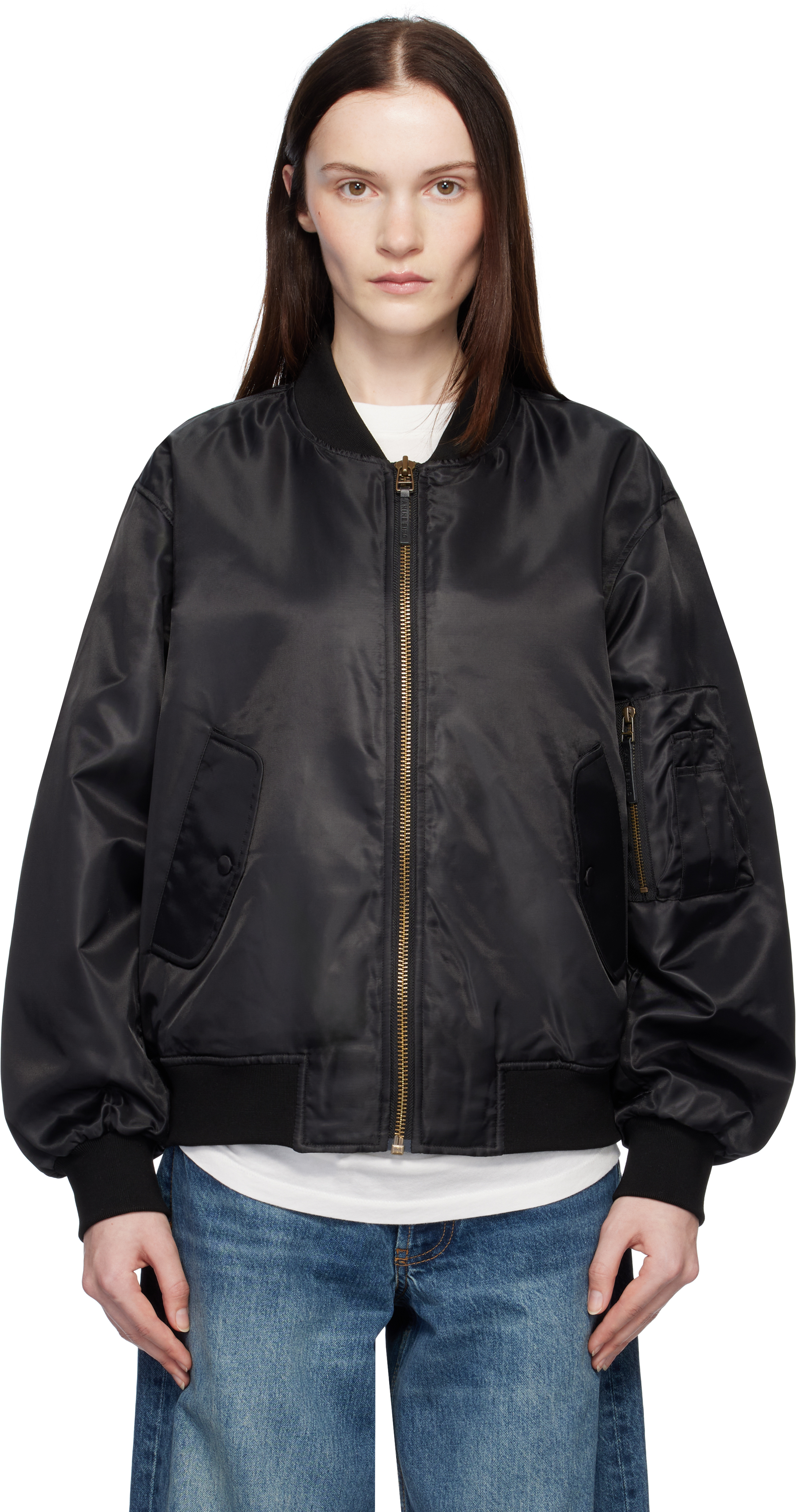 Black Leon Bomber Jacket