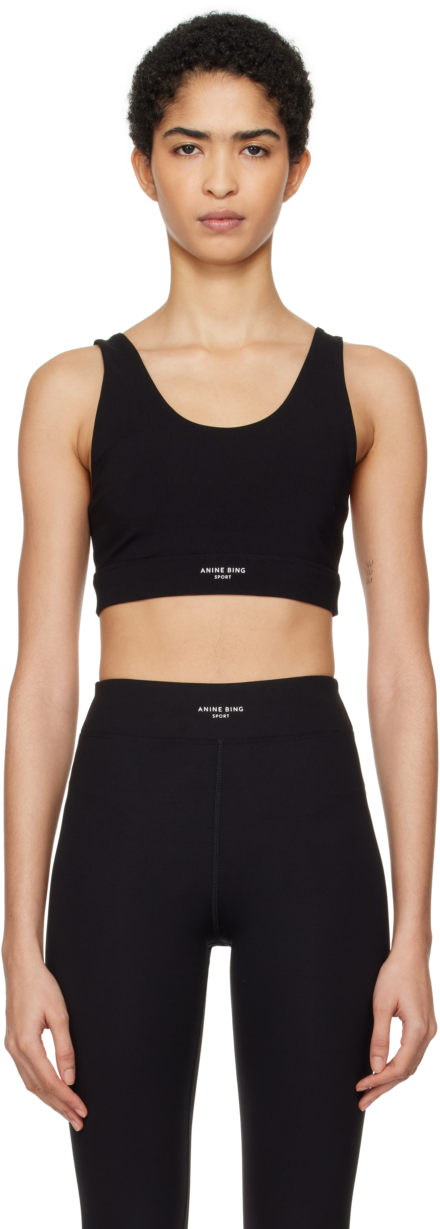 Black Yves Sport Bra