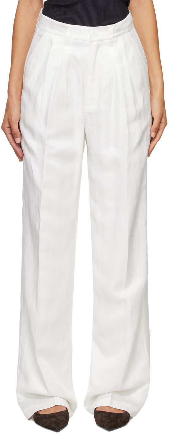 White Carrie Trousers