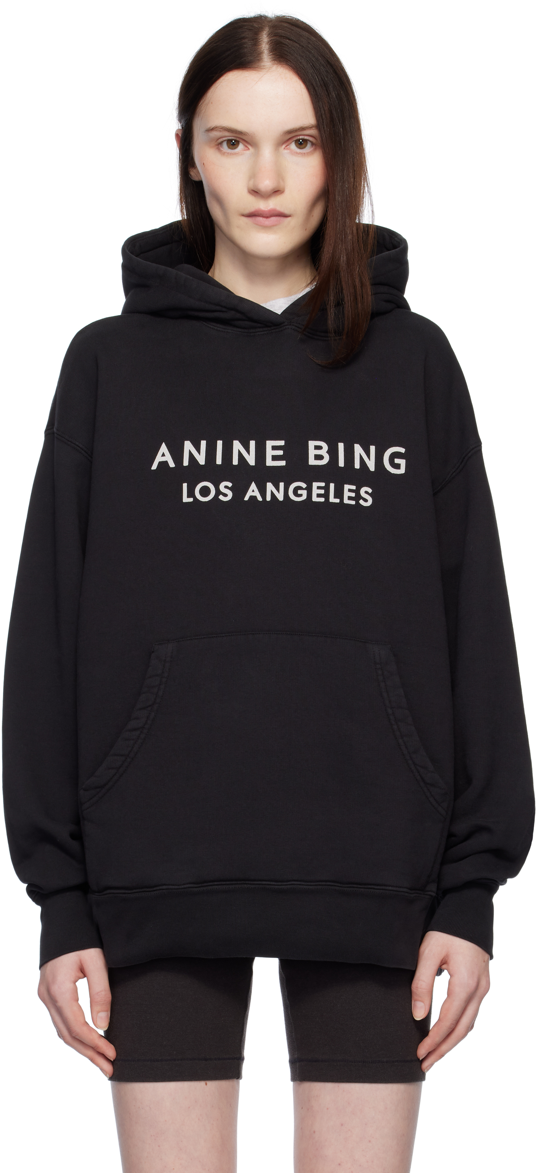 Anine bing black hoodie sale