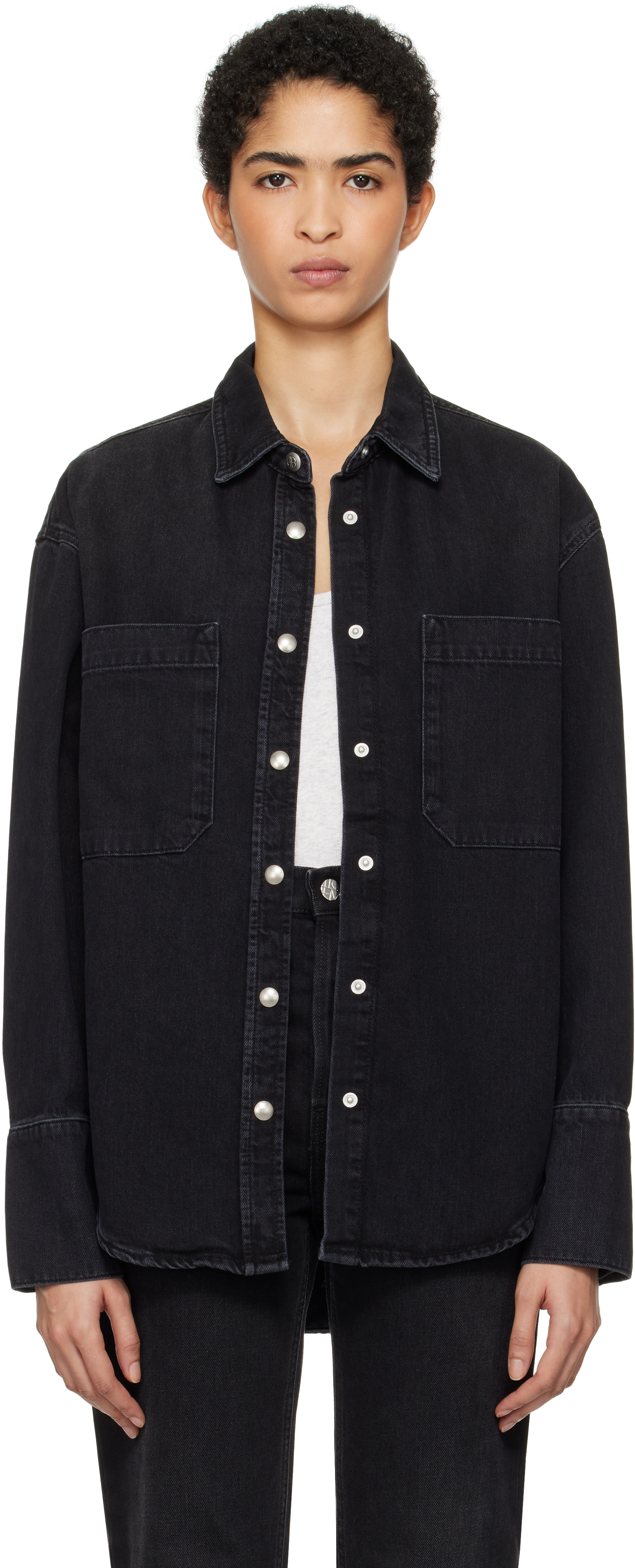 Black Dante Denim Shirt