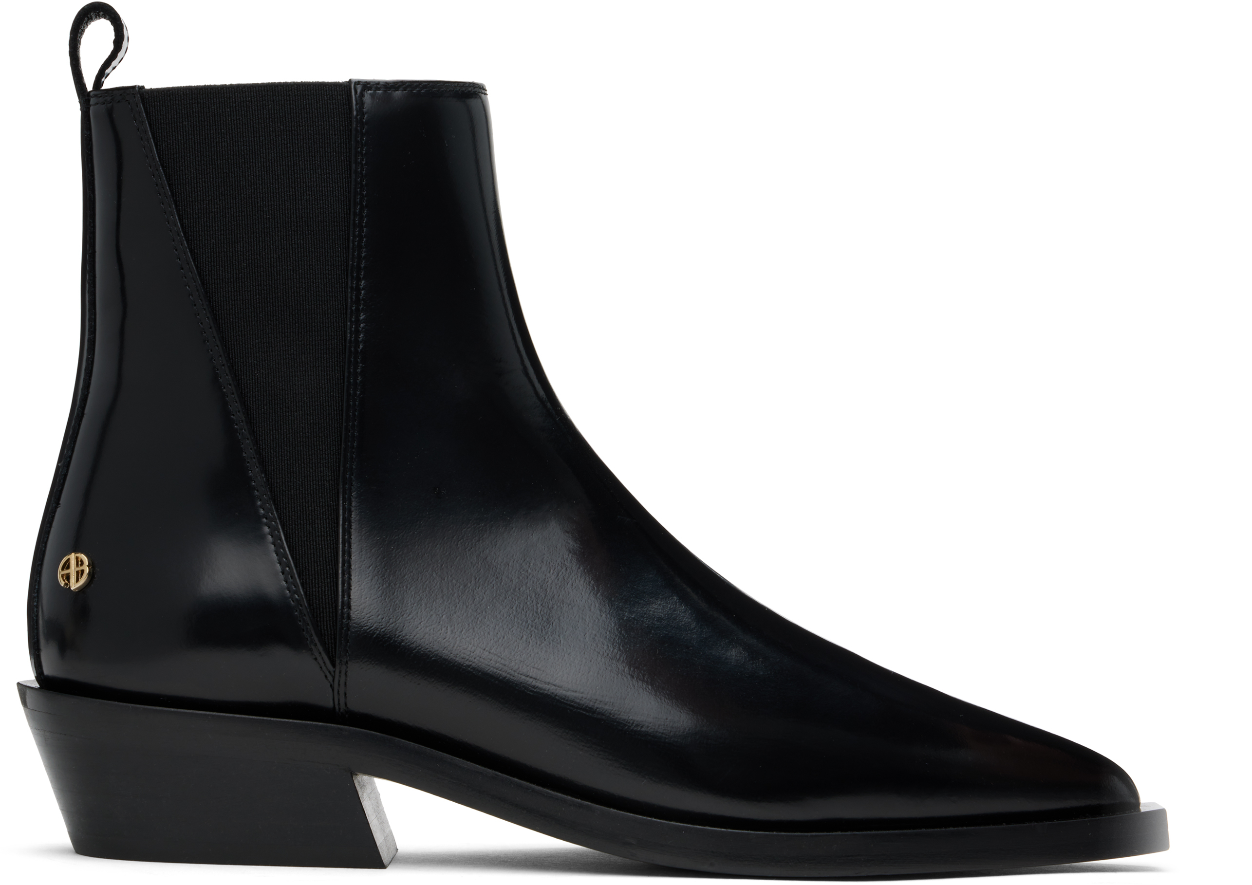 【関税込み】ANINE BING トープ Bekah フラットブーツ ANINE BING Bekah ブーツ | ブラック | FARFETCH JP