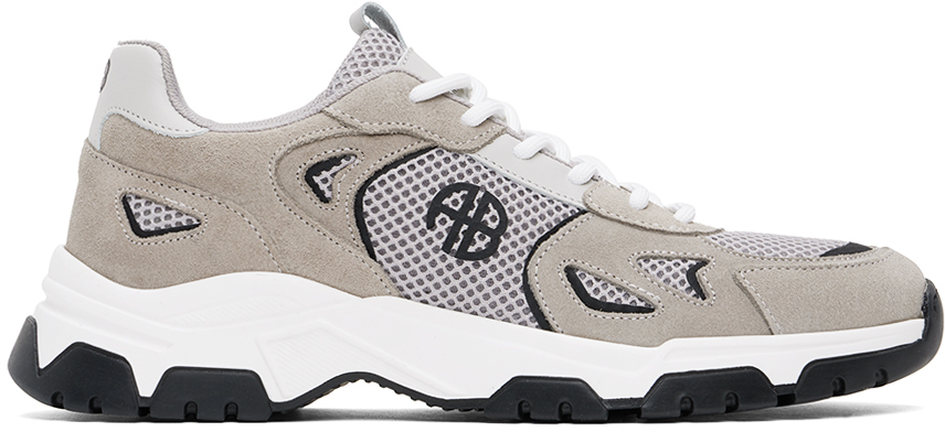 【関税込み】ANINE BING グレー Brody スニーカー Gray Brody Sneakers by ANINE BING on Sale