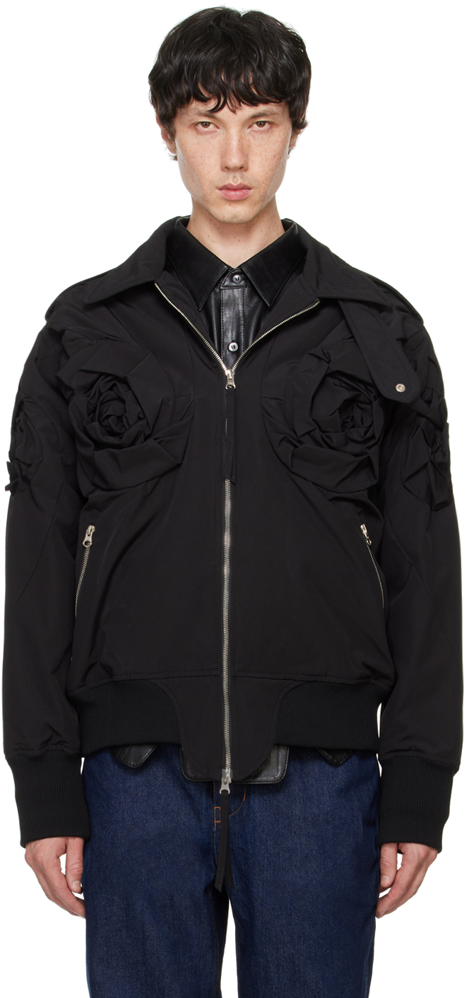 Black Flower Jacket