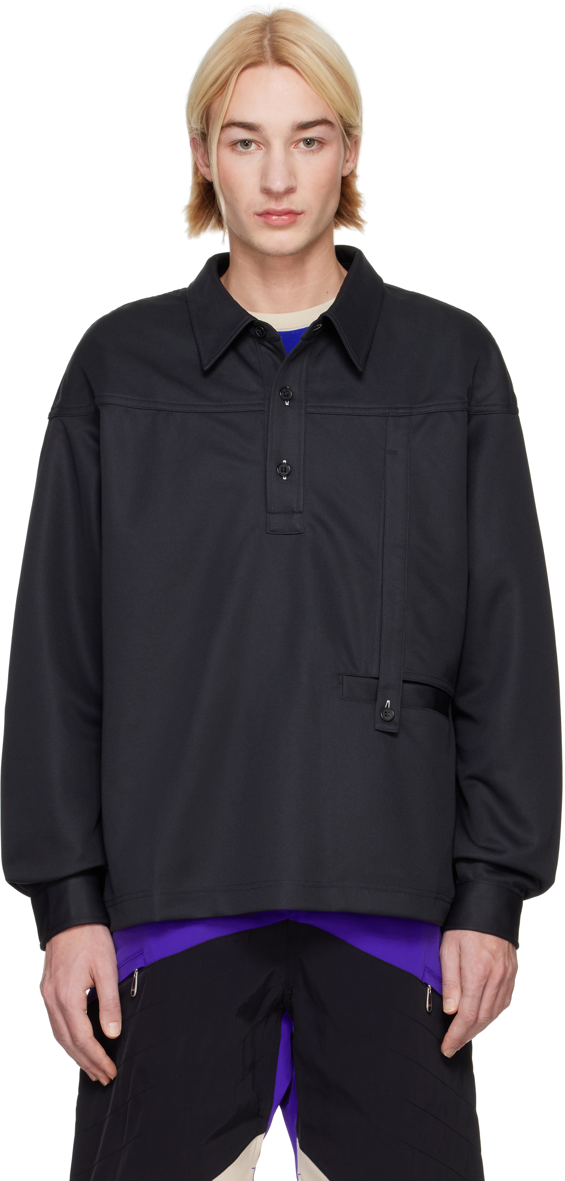 海外最新 Shirt Pullover Ormosiancy Black NOVALIS by Sale on ASICS ジャケット・アウター