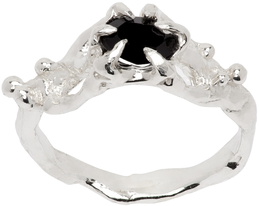 Harlot Hands Ssense Exclusive Silver Candor Ring