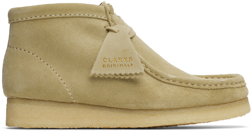 Beige Wallabee Boots