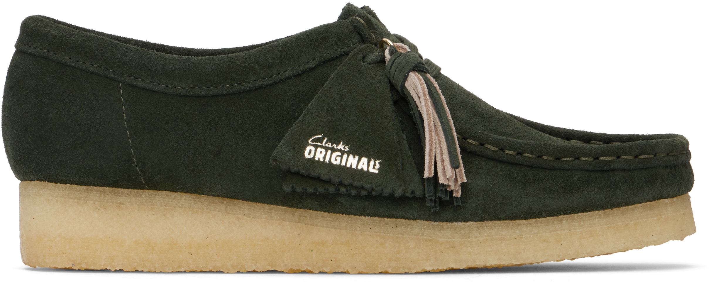 Green Wallabee Derbys