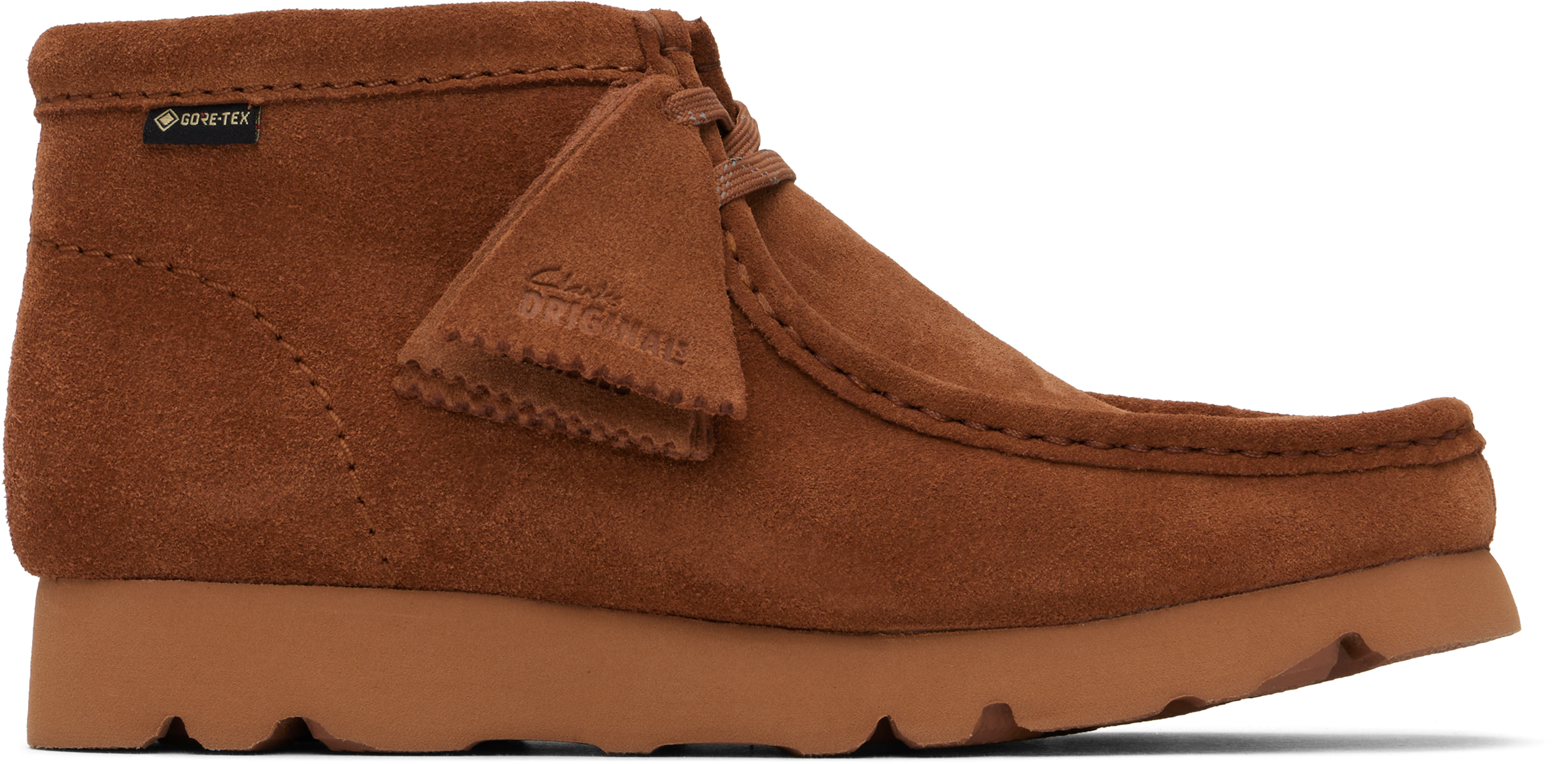 Tan Wallabee Gore-Tex Boots