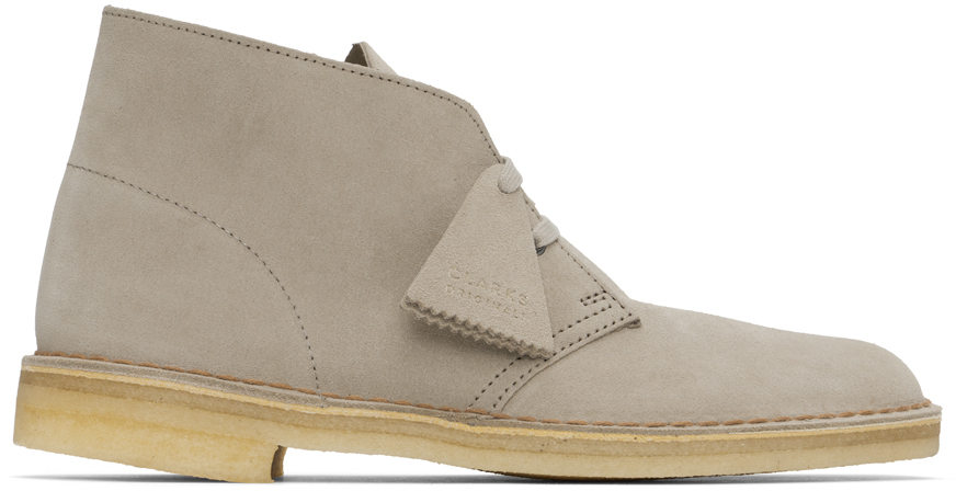 Taupe Suede Desert Boots