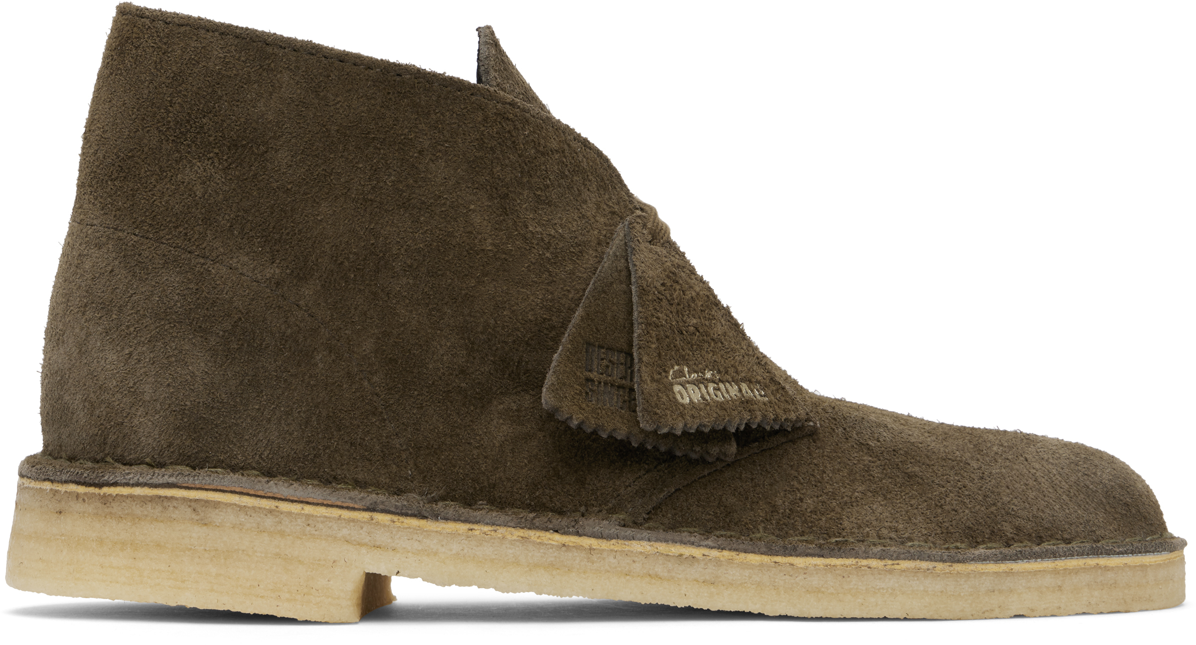 Khaki Suede Desert Boots