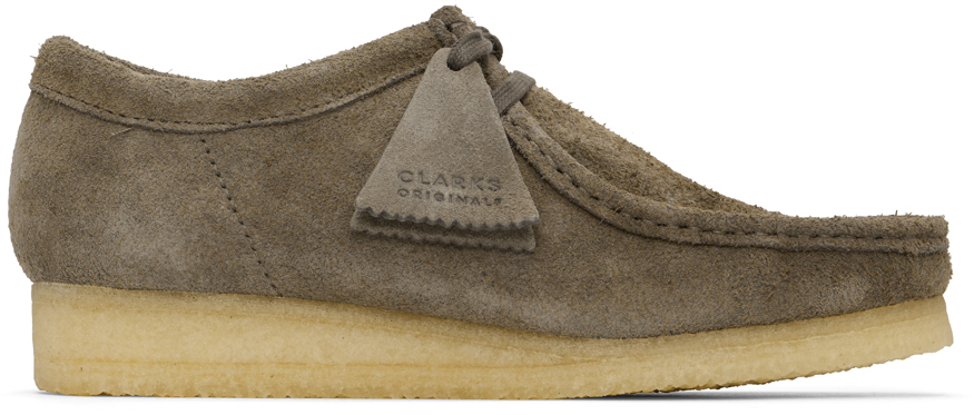 Gray Wallabee Derbys