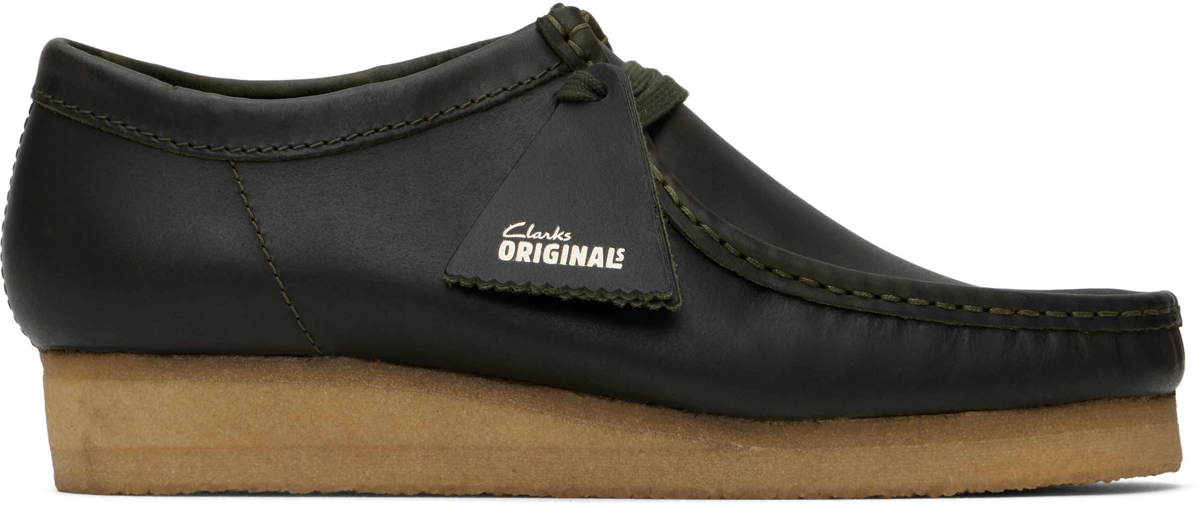 Green Wallabee Derbys