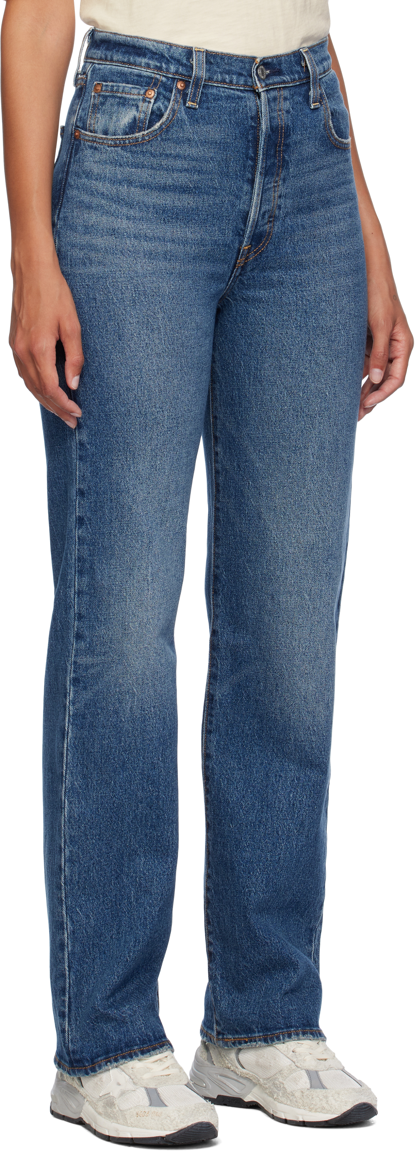 Levi's Ribcage Straight Ankle Jeans In Valley View