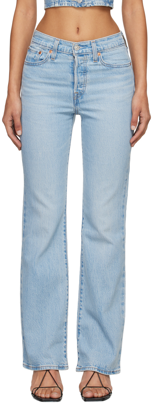 Blue Wedgie Bootcut Jeans