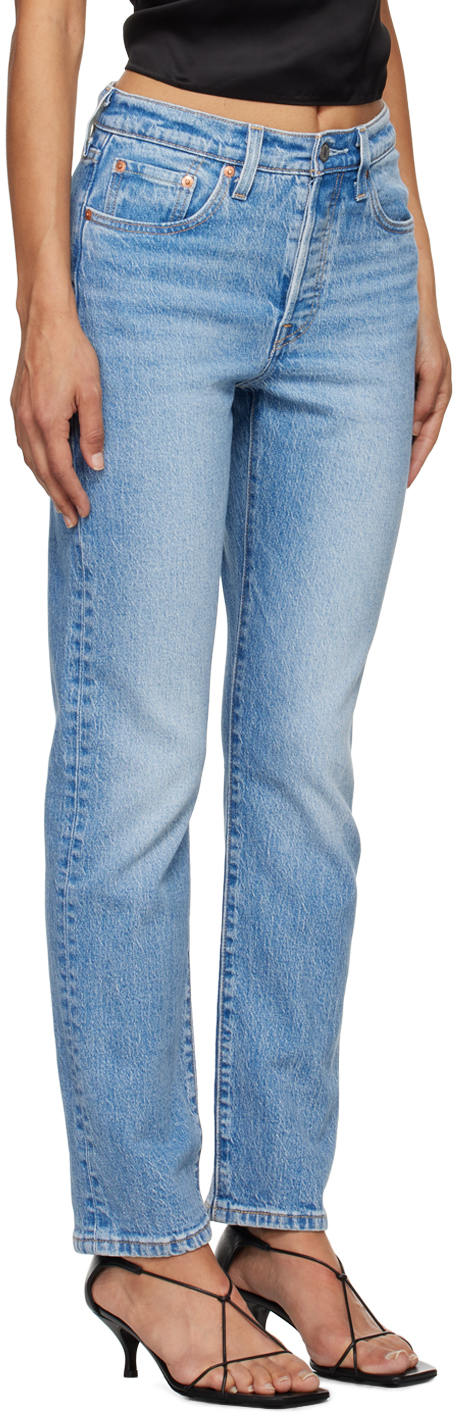 LEVI'S BLUE 501 ORIGINAL FIT JEANS 