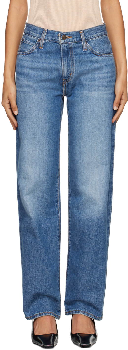 Shop Levi's Blue '94 Baggy Jeans In Worn Memory