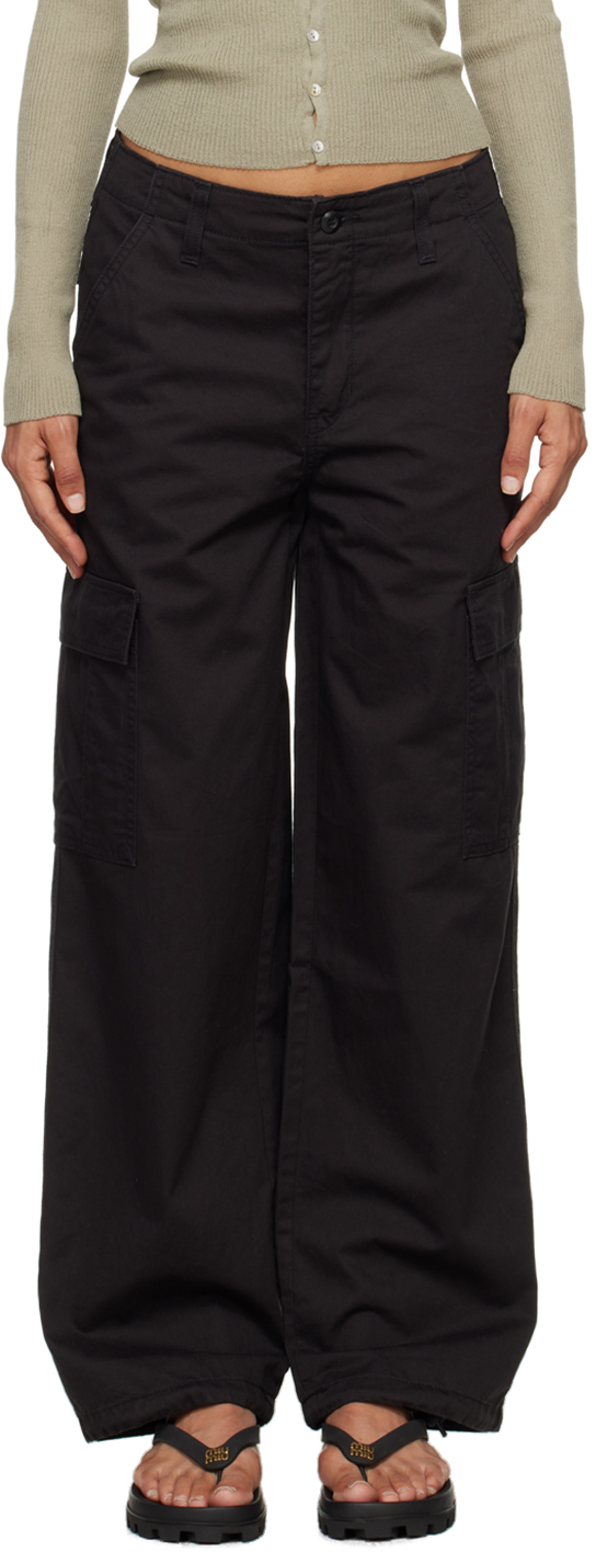 Black '94 Baggy Cargo Pants