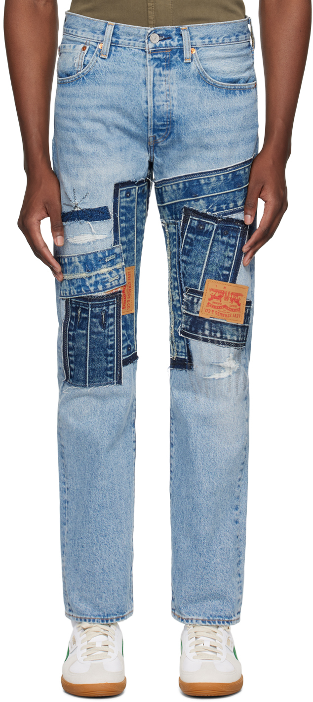 Shop Levi's Blue 501 Special Affair Dx Jeans
