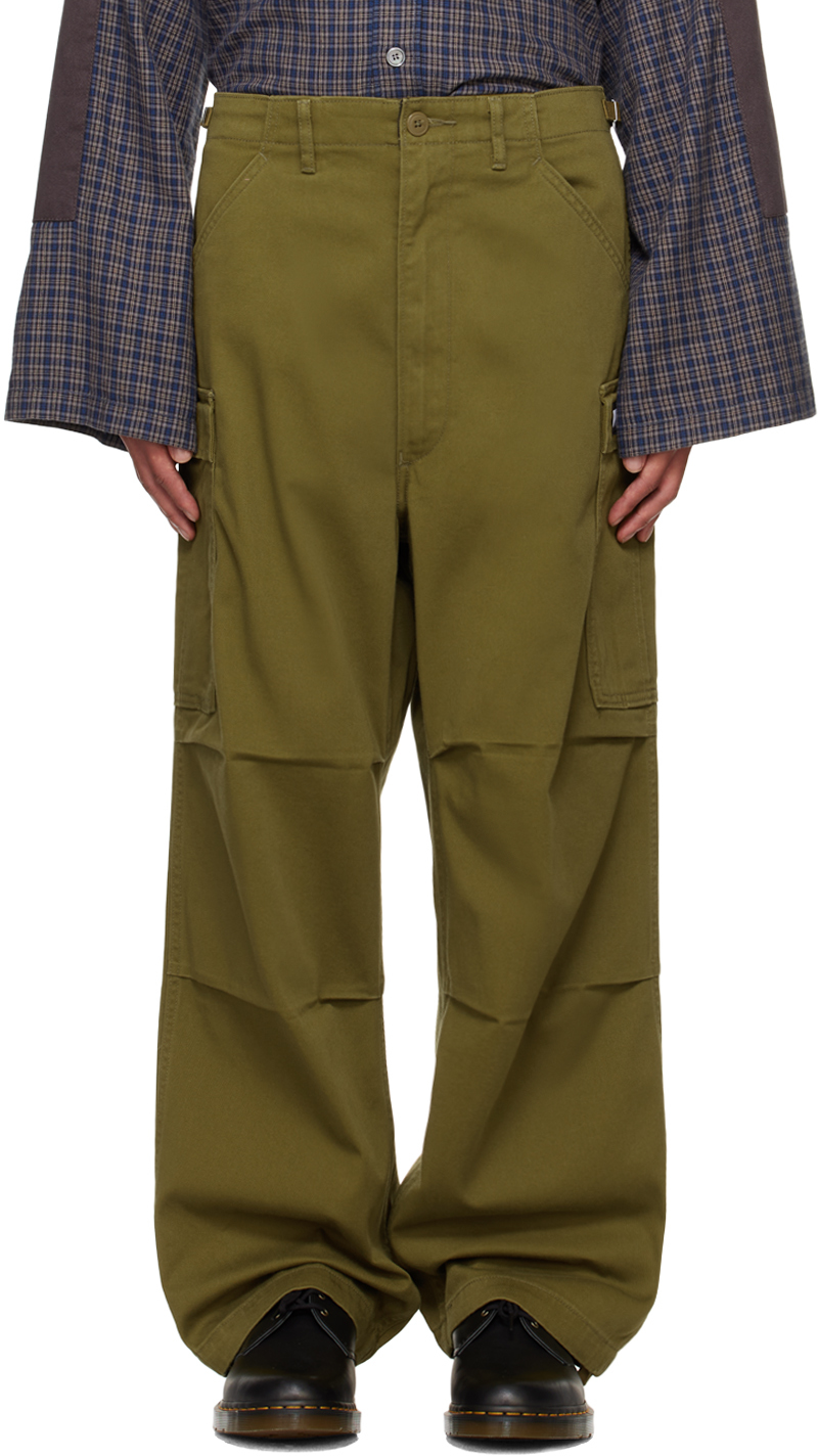 Shop Levi's Green Skateboarding Loose Cargo Pants In Fir Green