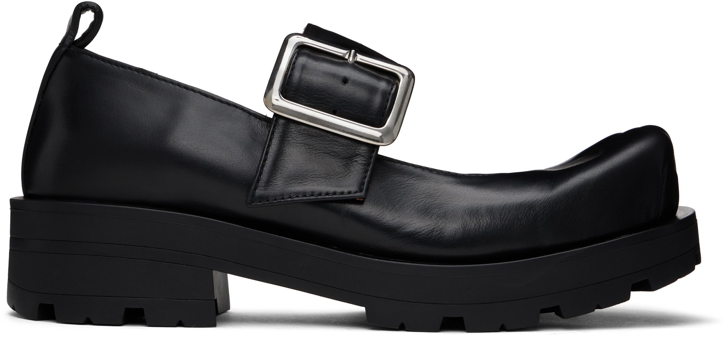 Black Mary Jane Loafers