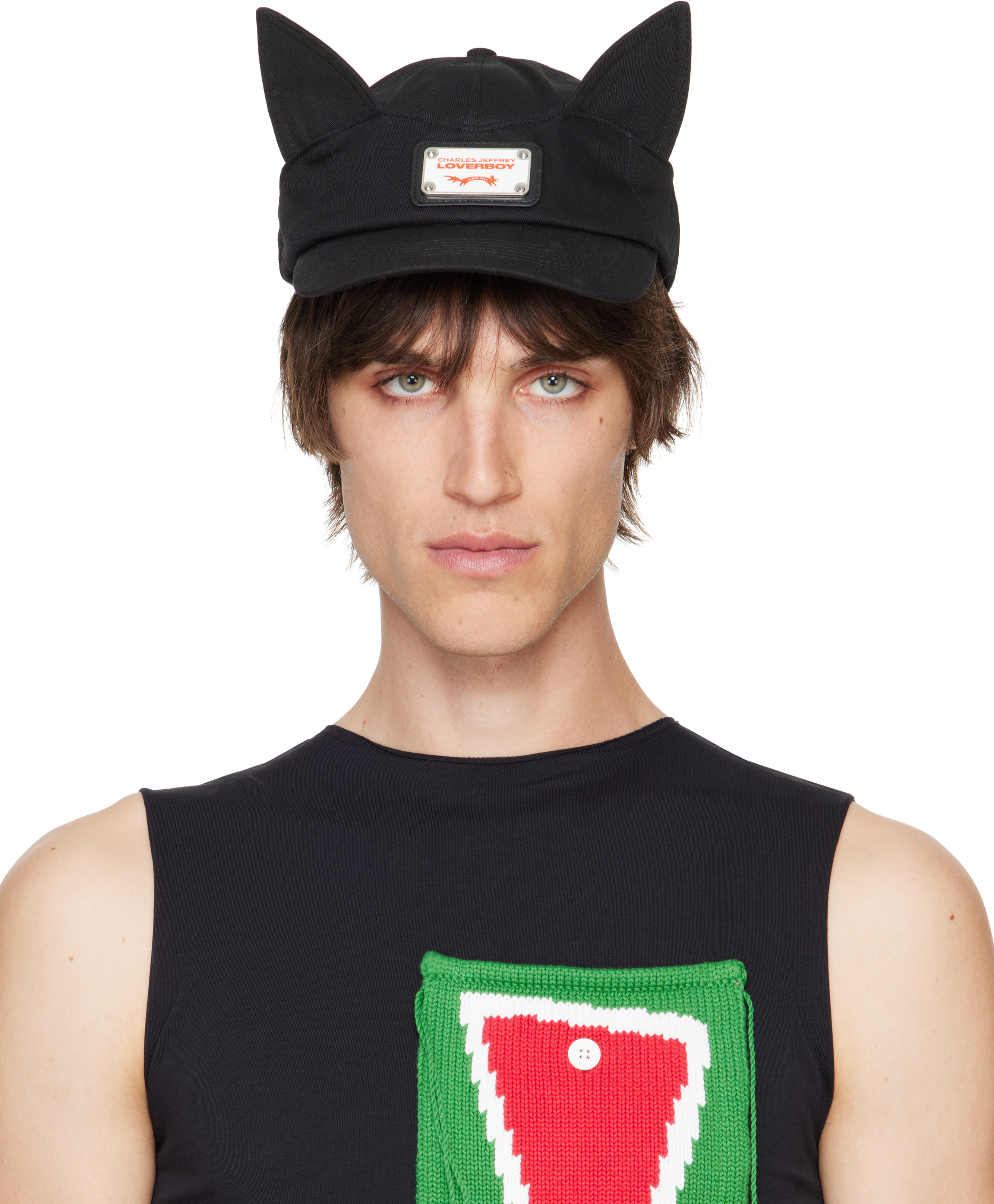 Charles Jeffrey Loverboy Black Ears Cap