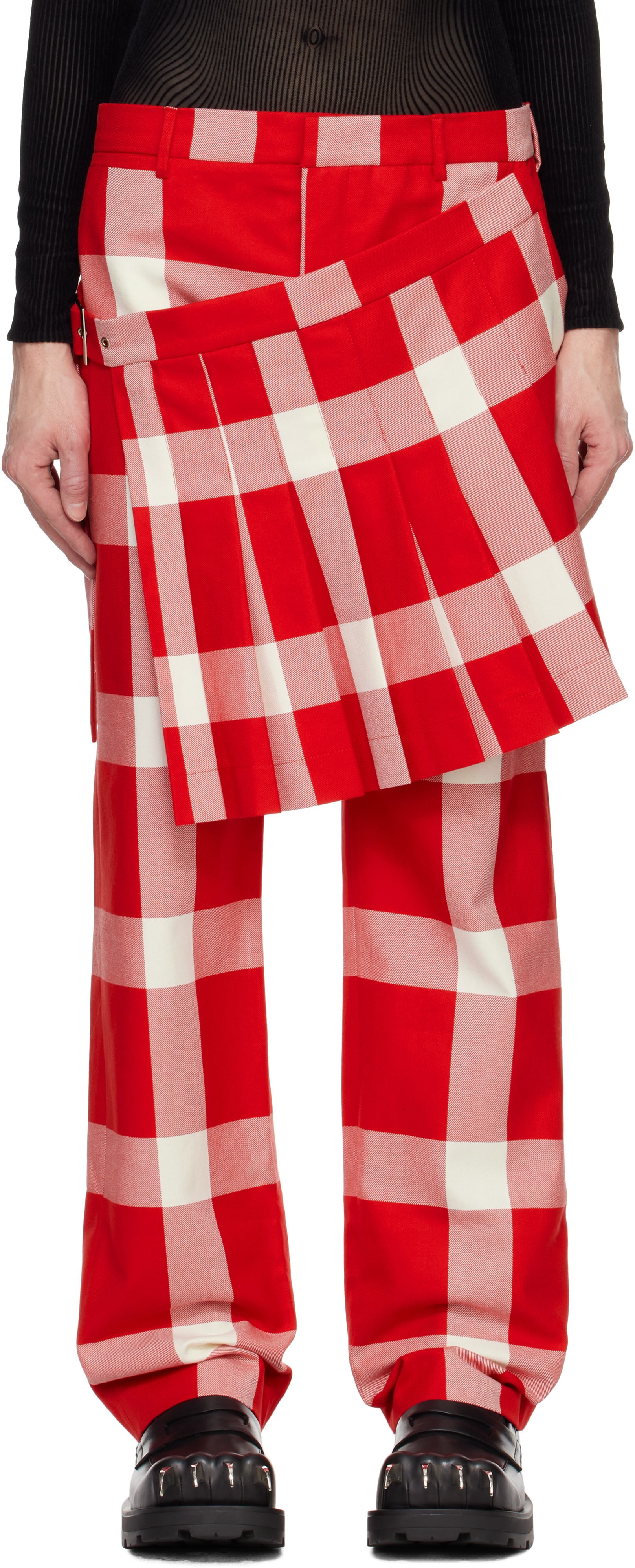 Red Skouser Trousers