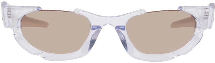 SSENSE Exclusive Blue Phoenix Sunglasses