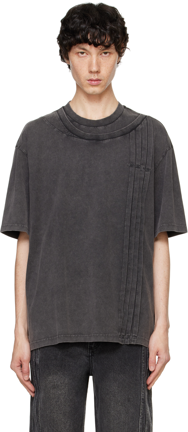 Gray Multi Seam T-Shirt