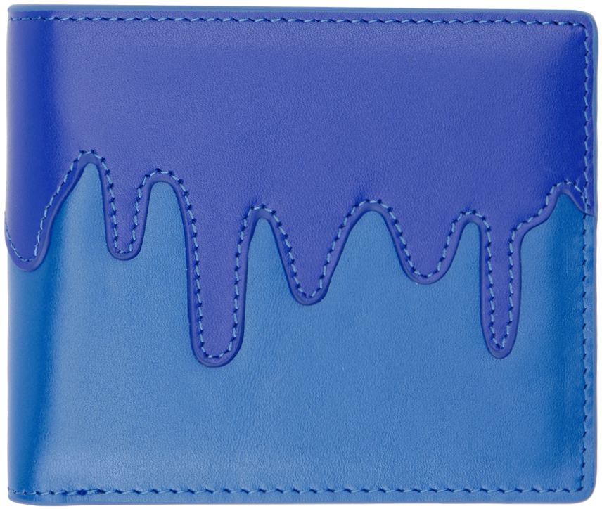 Blue Drippy Wallet