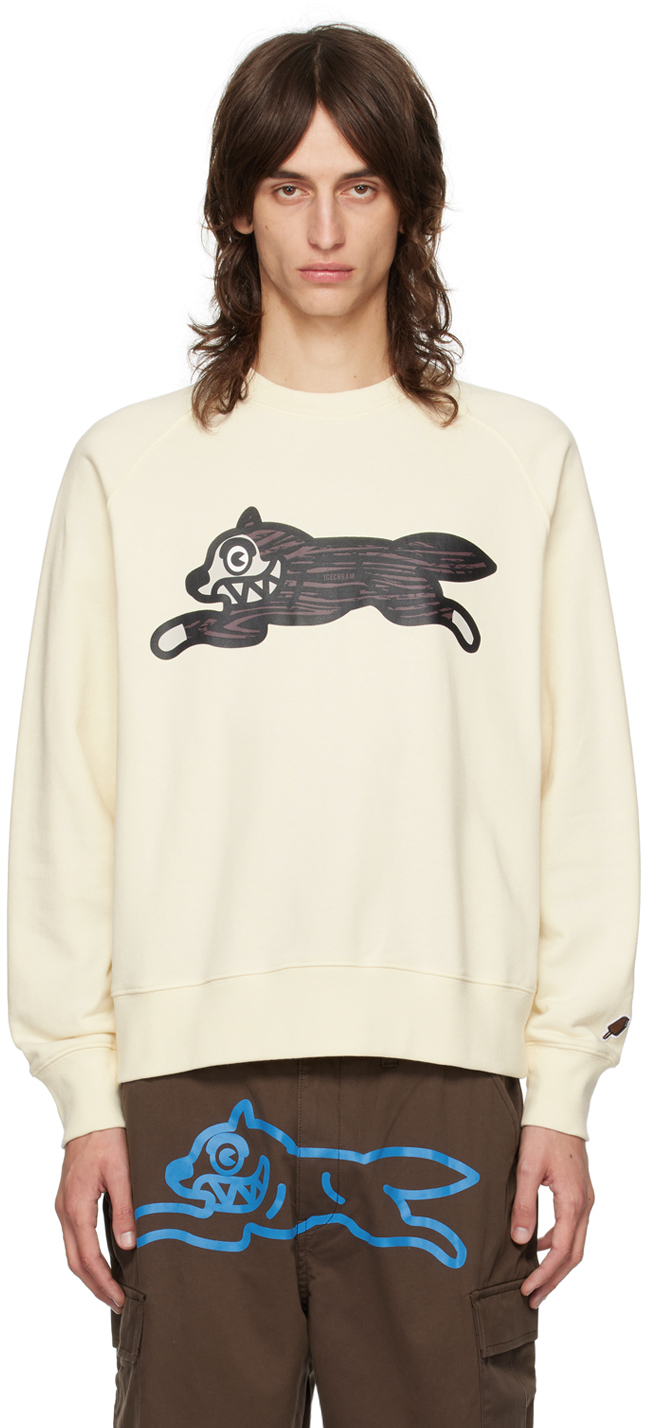 Off-White Woodgrain Running Dog Sweatshirt