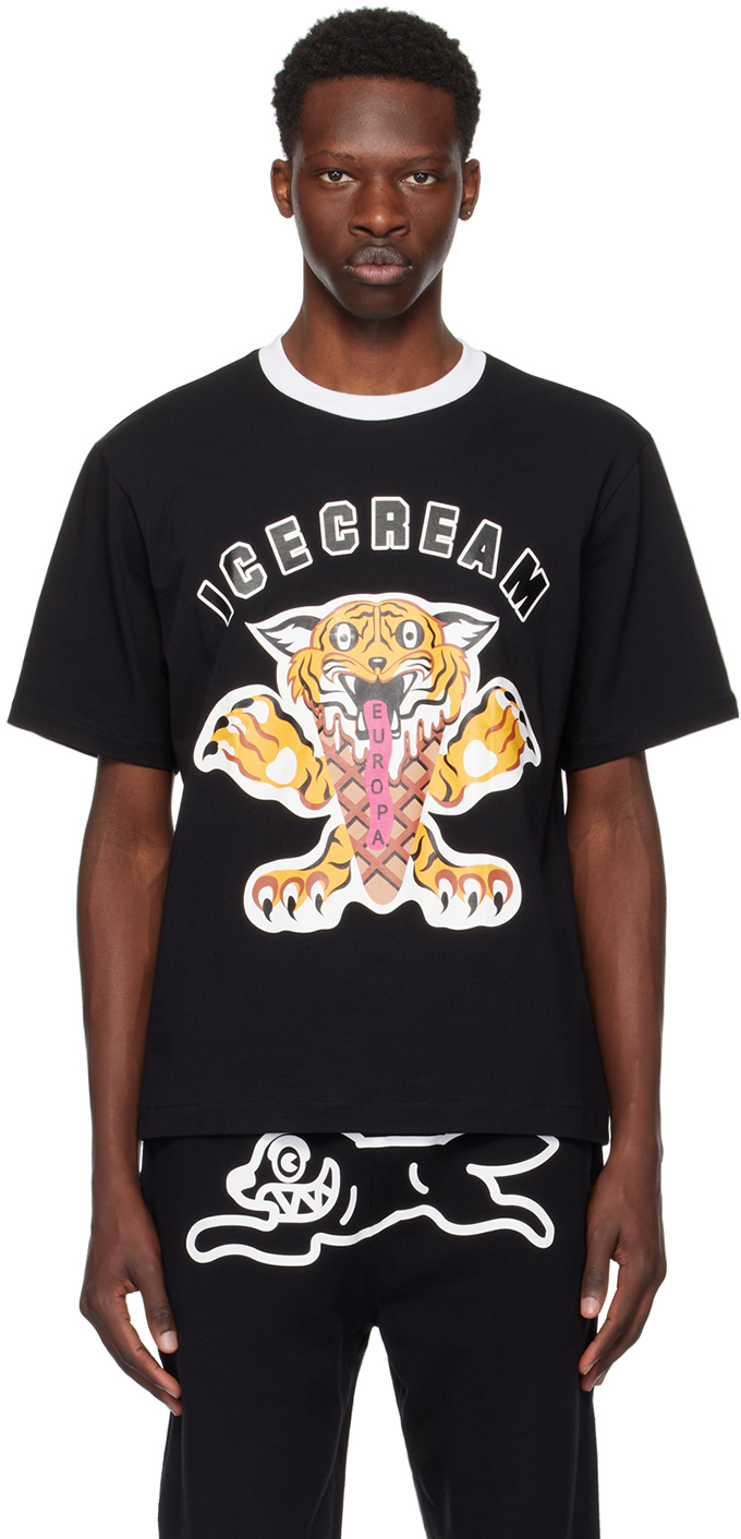 Shop Icecream Black Tiger T-shirt