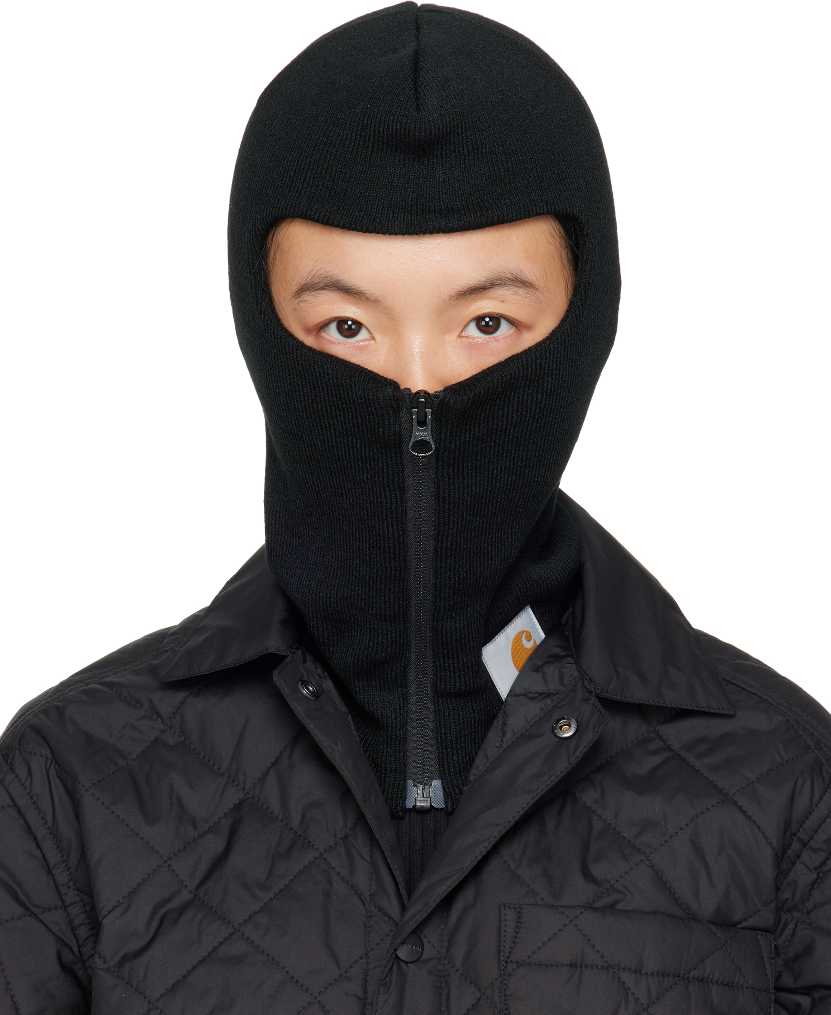 Black Zip Mask Balaclava