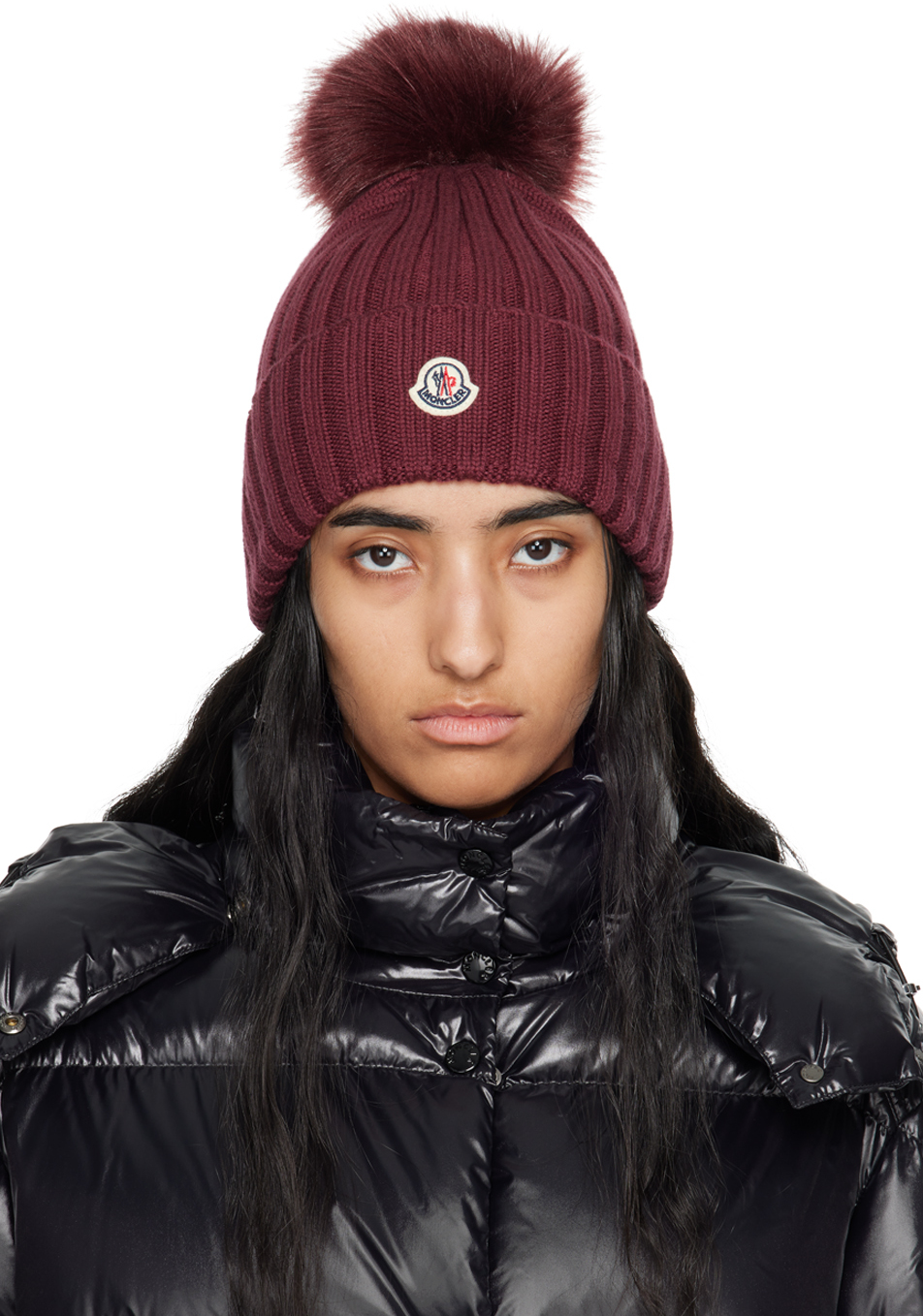 Moncler Wool Ribbed Pom linkup Pom