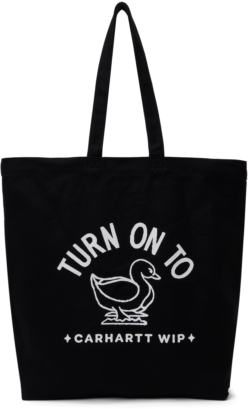 Black Stamp Tote