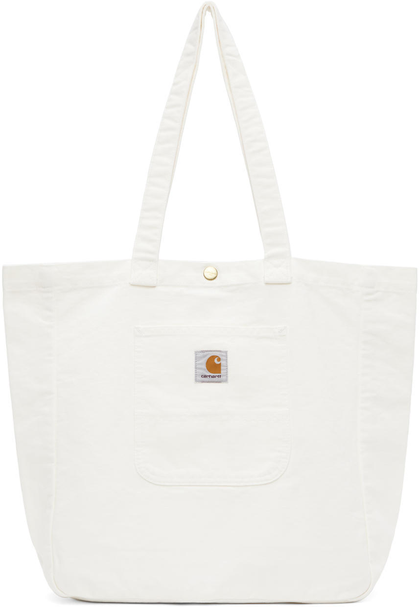 White Bayfield Tote by Carhartt Work In Progress on Sale