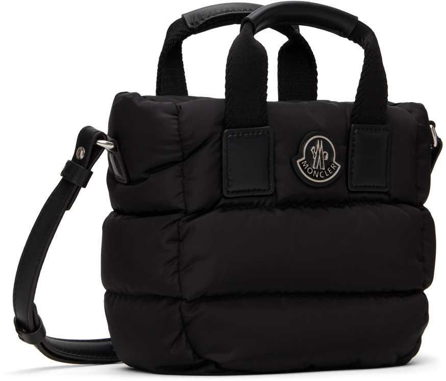 MONCLER BLACK CARADOC MINI TOTE