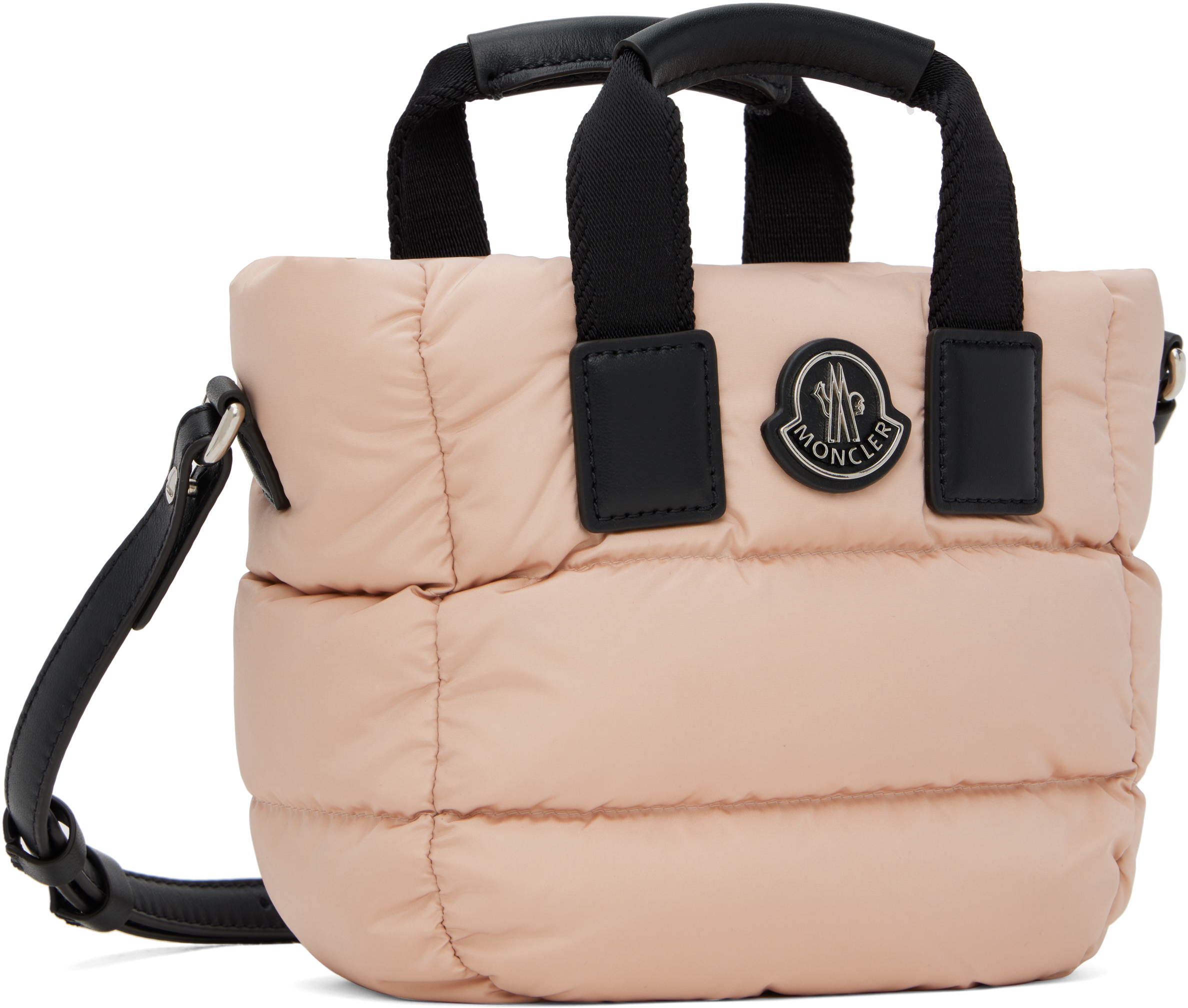 MONCLER PINK MICRO CARADOC TOTE