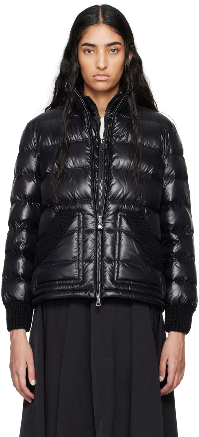 【MONCLER】ARCELOT DOWN JACKET Moncler: Black Arcelot Short Down Jacket | SSENSE