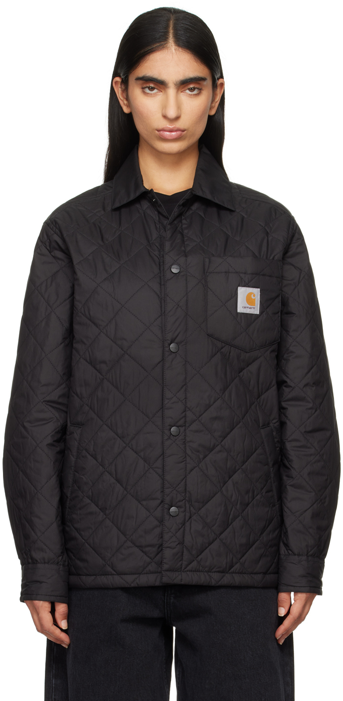 Shop Carhartt Black Wadeson Shirt Jacket