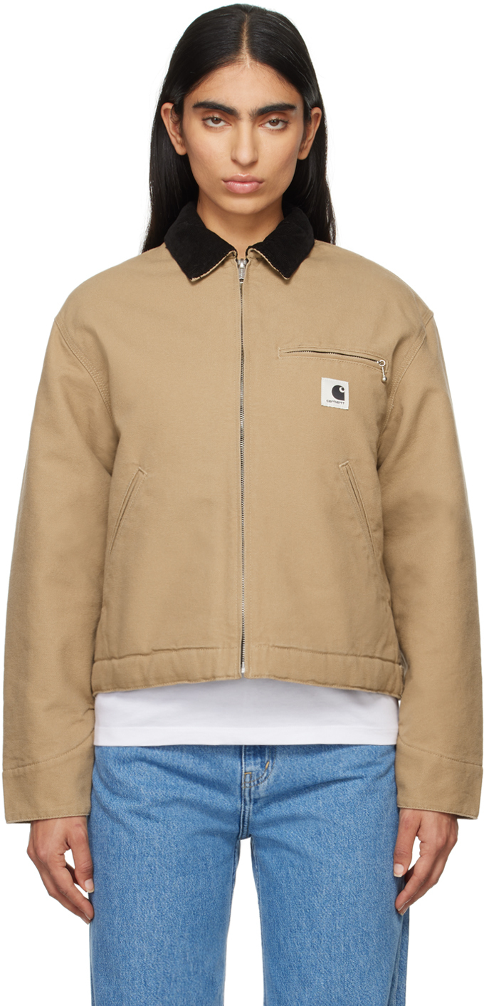 Tan Detroit carhartt jacket outlets