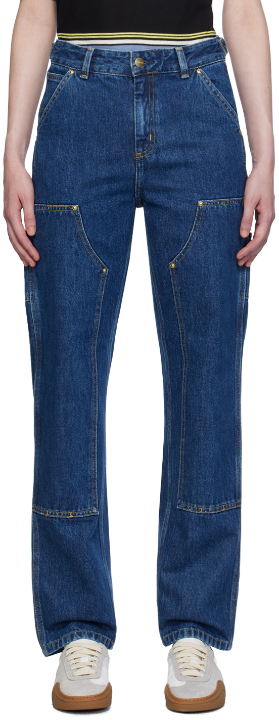 Blue Nashua Double Knee Jeans