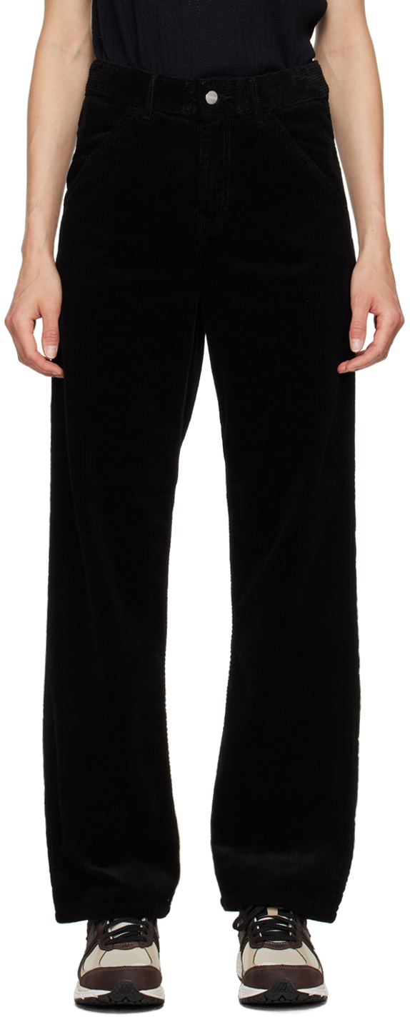 Black Simple Trousers