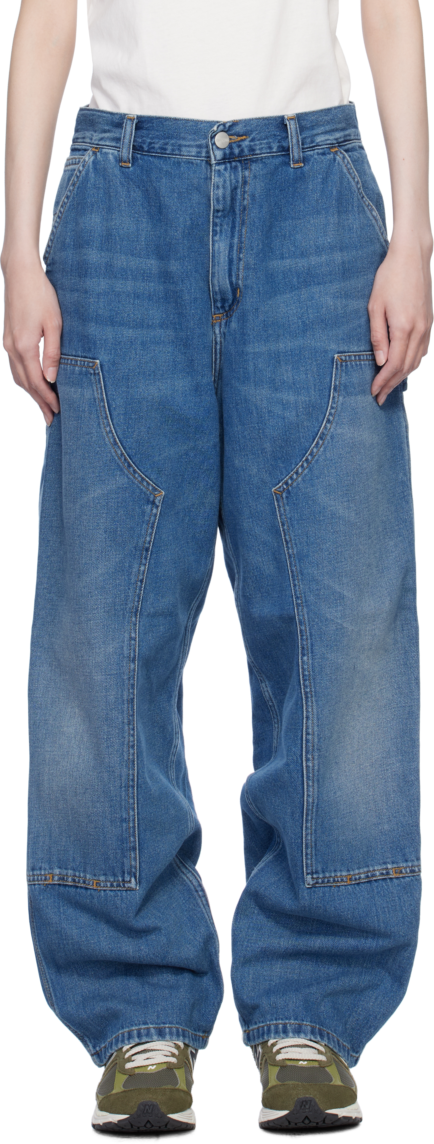 Blue Brandon Double Knee Jeans