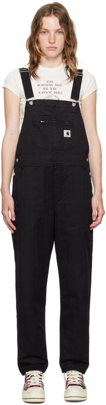 Black Norris Bib Overalls