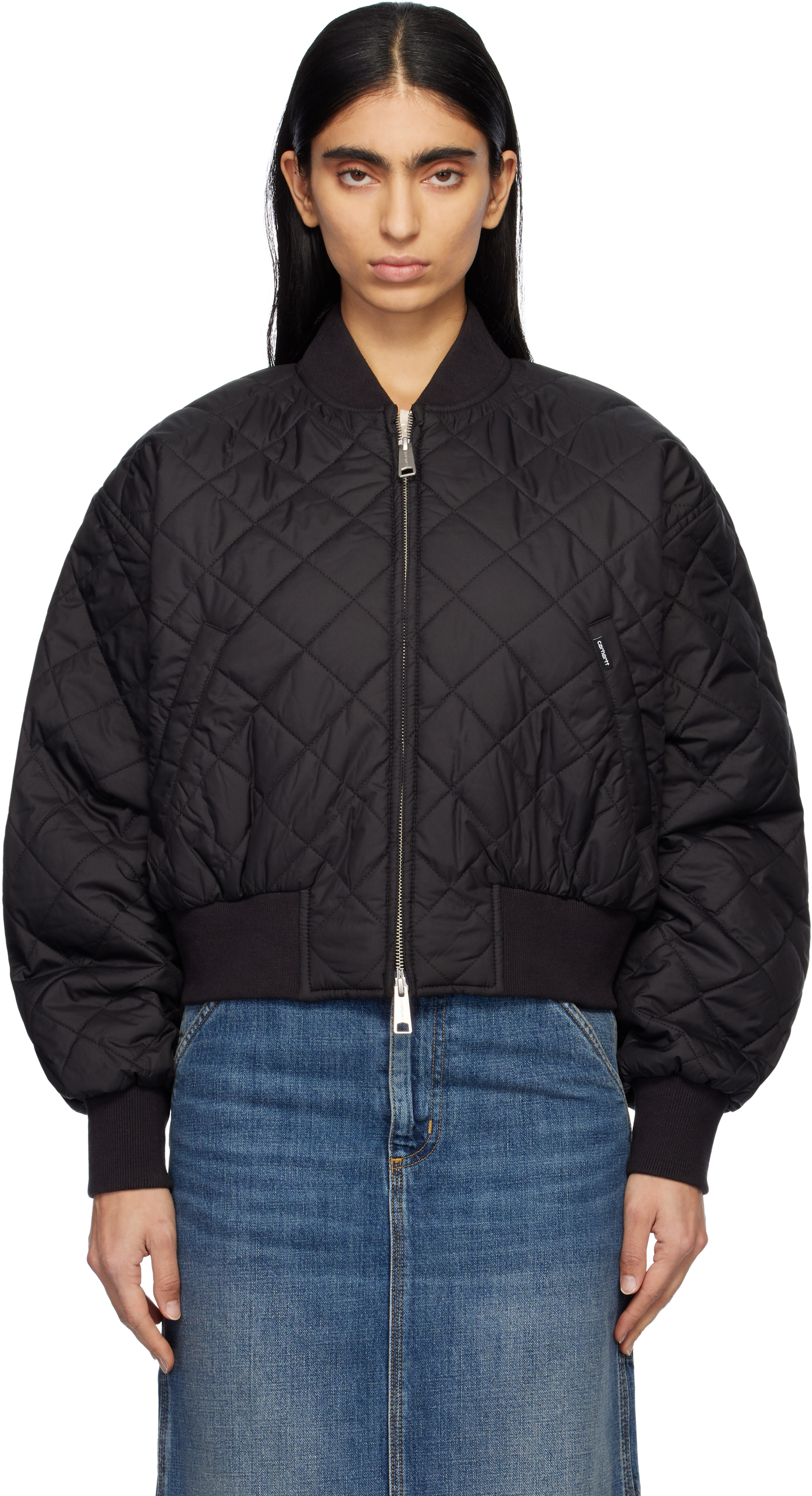 [CARHARTTWIP] W SELMA LINER ★大人気★ Black Selma Liner Jacket by Carhartt Work In Progress on Sale