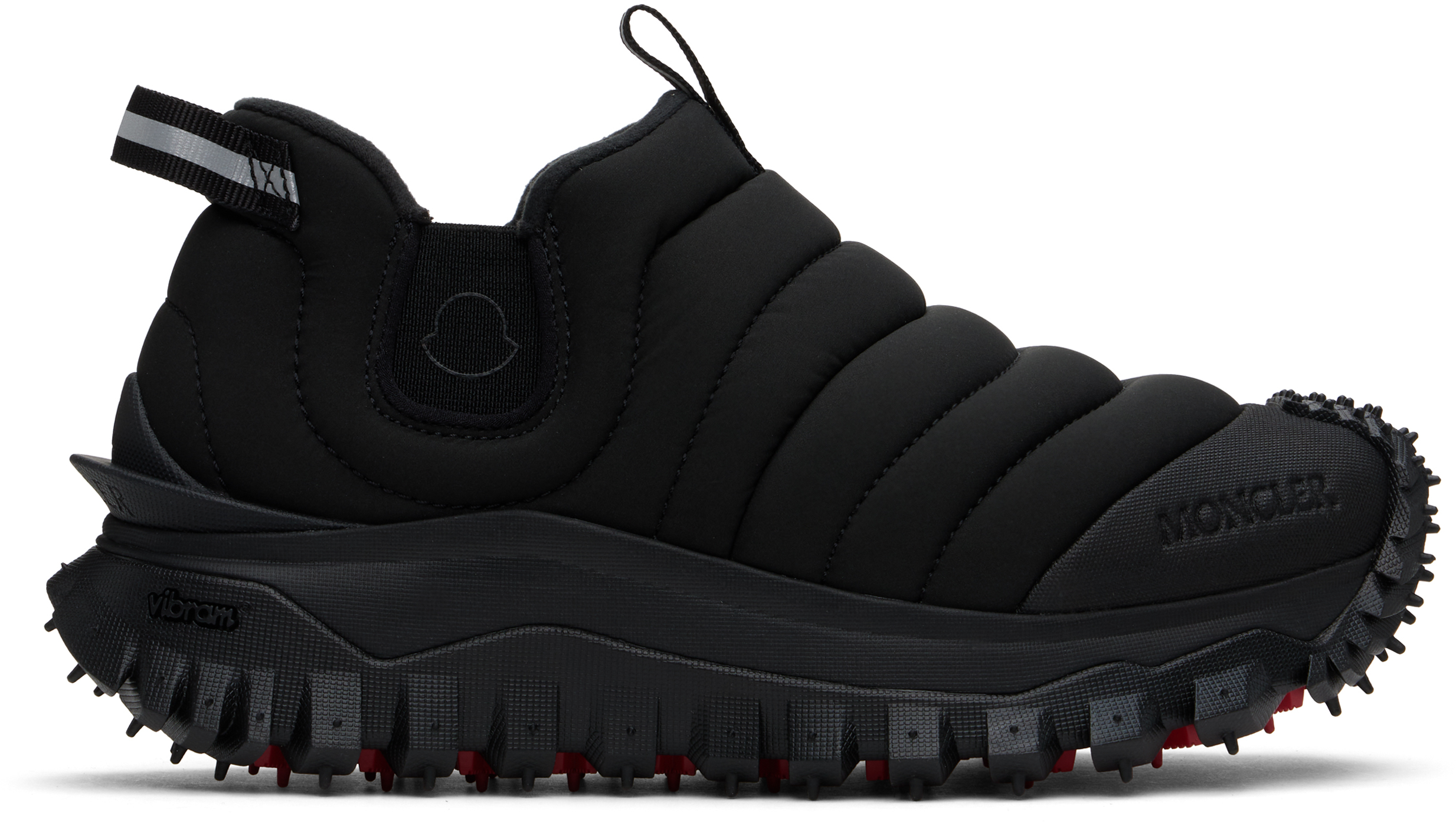 Moncler Black Trailgrip Après Sneakers In 999 Black