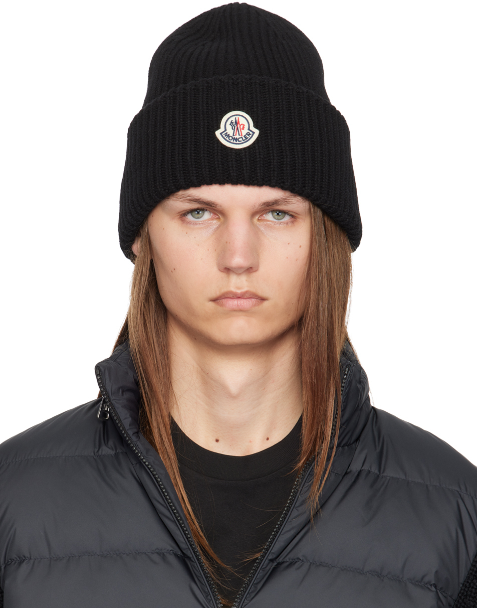 Moncler beanie hat - Black Unisex - cashmere & wool popular Blend