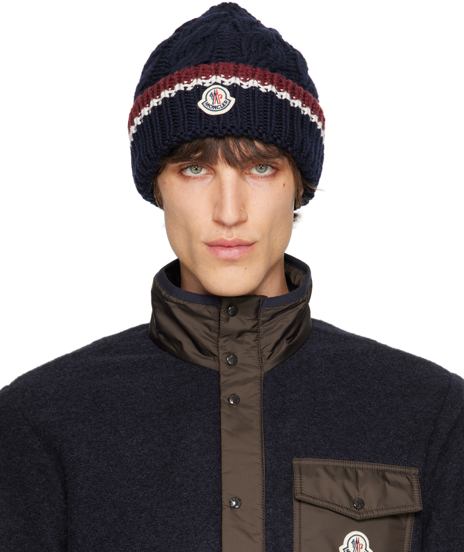 Moncler sale beanie navy